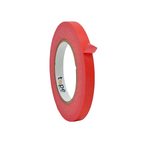 Wod Tape FPTC7 Printable Flatback Tape 1 in. x 60 yds. Red, 36PK WOD FPTC7-01000-36-60-RED - main