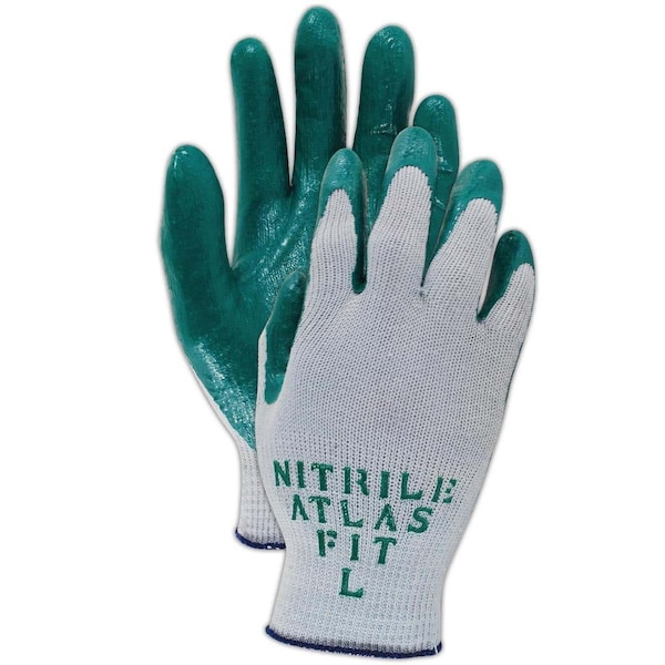 Showa Best Glove Atlas Fit 350 Pf Knit Glove W/Nitrile Palm Coating, Sm, PK12 350S - main