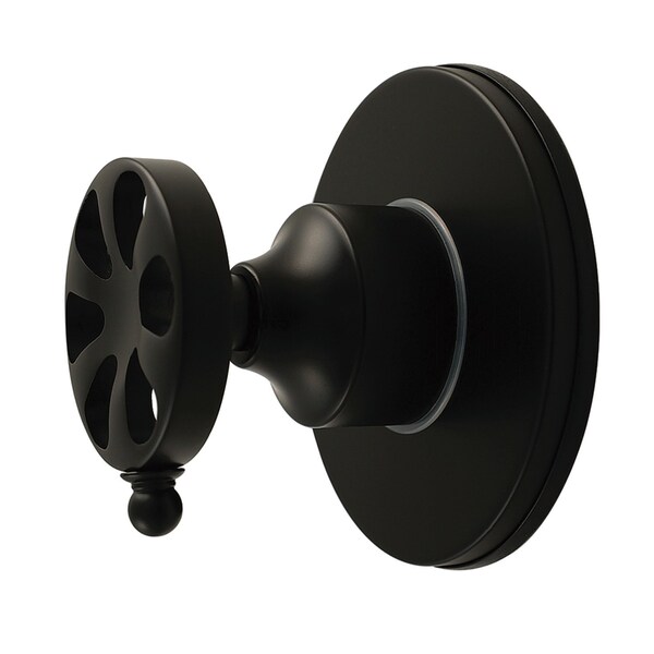 Kingston Brass Single-Handle Six-Way Diverter Valve with Round Trim Kit, Matte Black KS4030RX - main