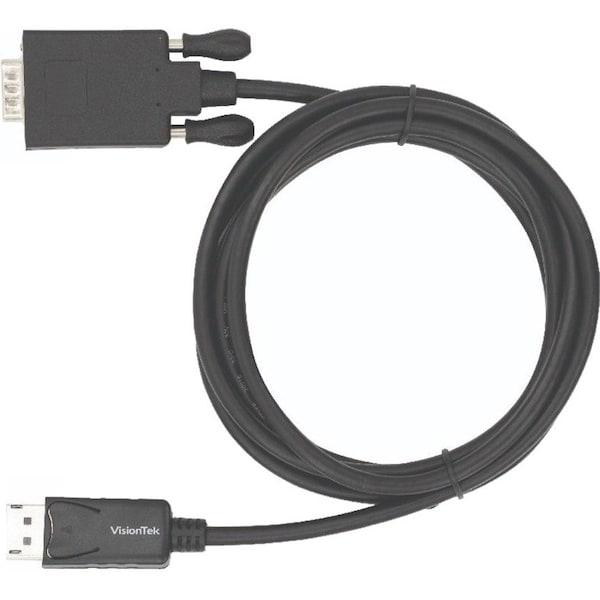 Visiontek Products DISPLAYPORT TO VGA 2 METER ACTIVE CABLE M/M 901216 - main