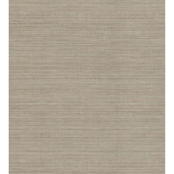 York Wallcoverings Tasar Silk Brown Wallpaper ND3072N - main