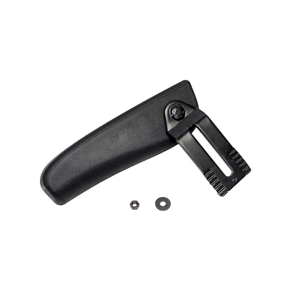 Uni Pro Fold-Up Armrest, Fits K&M Seats, Black Dura-Tex, Right-Hand 8539 - main