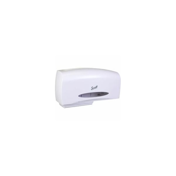 Kimberly-Clark Bathroom Toilet Paper Dispensers, Professional Coreless JRT Twin Bathroom Tissue Dispenser, Jumbo R KCC09609 - main
