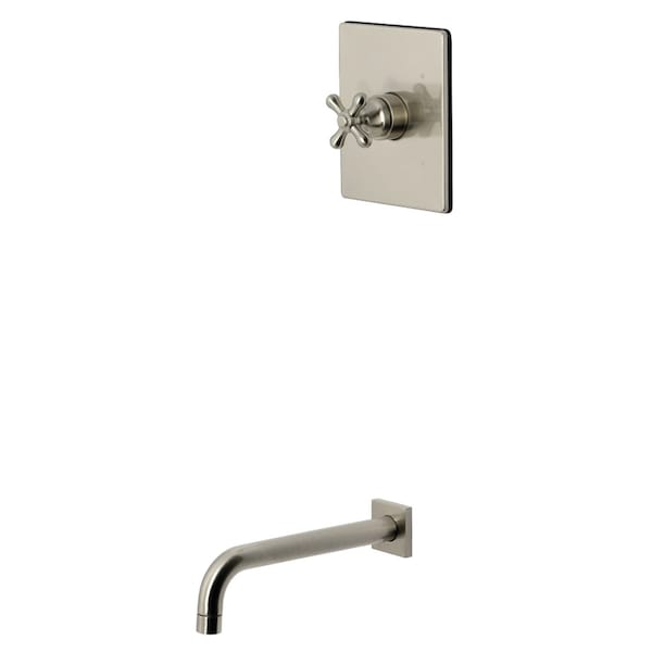 Kingston Brass Single-Handle Pressure Balanced Tub Faucet, Brushed Nickel KB6348AXTO - main