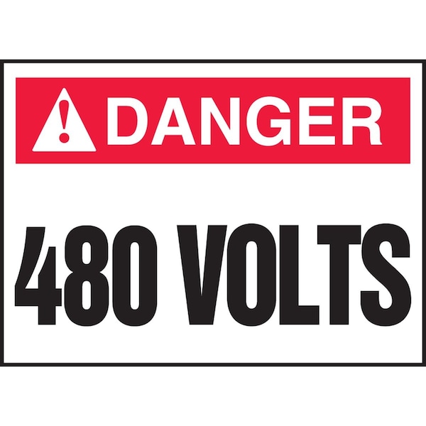 Accuform Danger Safety Label LELC220VSP - main