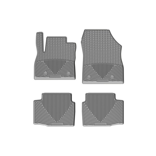 Weathertech Grey, Front and Rear All Weather Floor Mats W386GR-W423GR - main