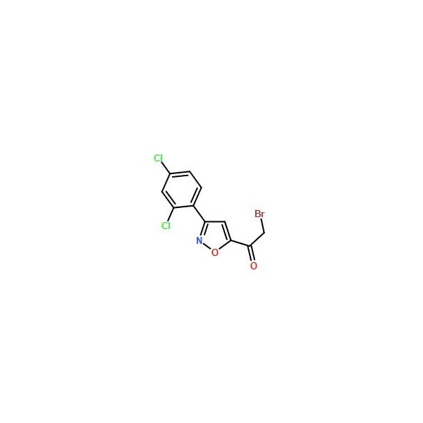 Ak Scientific 2-Bromo-1-(3-(2, 4-dichlorophenyl)isoxazol-5-yl)ethanone (250mg), CAS 175334-69-7 9184AA-250mg - main