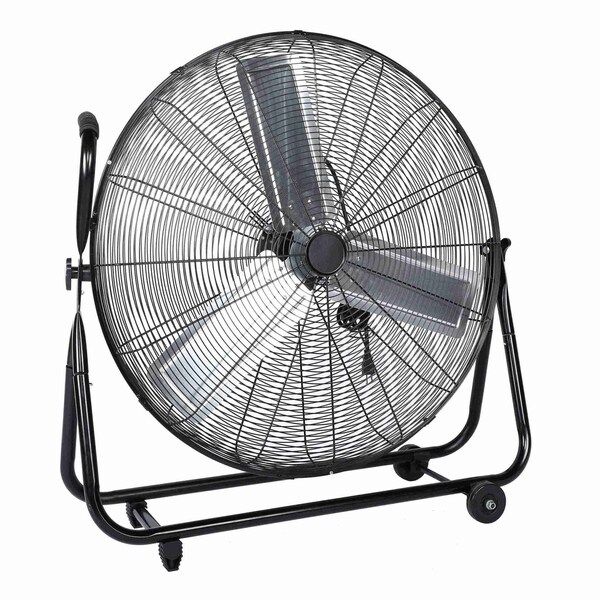 Edendirect 30-Inch High Velocity Floor Fan with Roll Booster, 3-Speed, Tilt Head, for Industrial Use IR-FLOOR30B01 - main