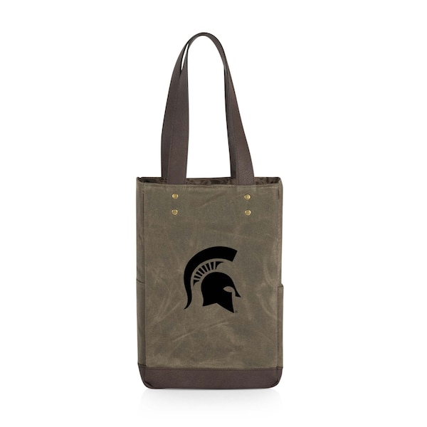 Picnic Time Family Of Brands NCAA Michigan State Spartans 2 Bottle Insulated Wine Bag 536-02-140-354-0 - main