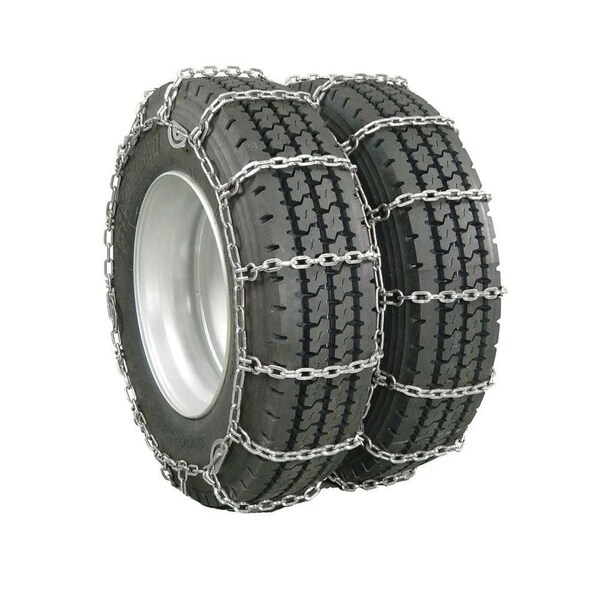 Mytee Products 2PK Cam Square Link Dual Snow Tire Chain for 22.5in Rim Di. & 11in Wide Car Tire TC225SD - main