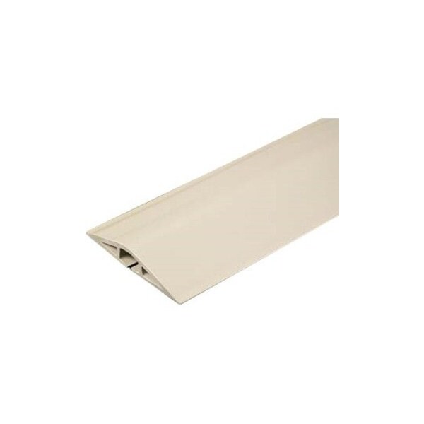 Legrand Cable Protector, 5 ft L, 2-1/2 in W, Rubber, Ivory CDI5 - main