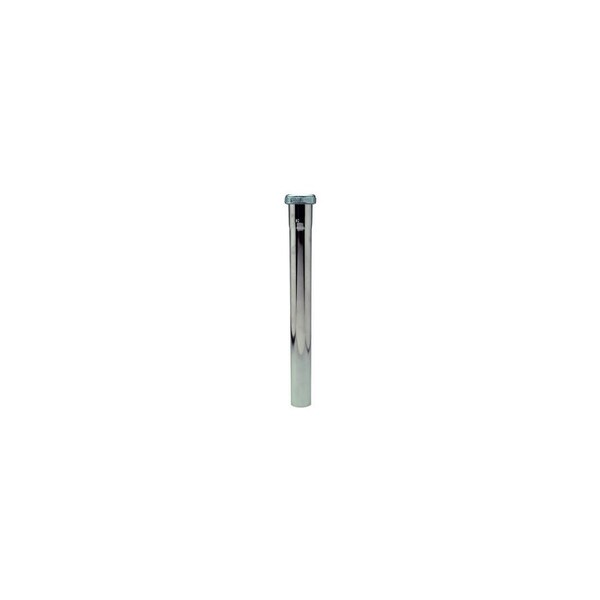Master Plumber 1-1/4-Inch O.D. Tube Slip Joint x 12-Inch Chrome Lavatory Drain Extension Tube 453-100 - main