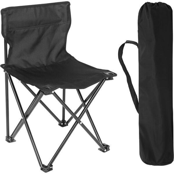 Simple Deluxe Furniture, camping chair 14x14x23inch, #02, black, small size FNCHARCAMP02BS - main