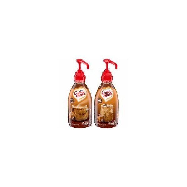 Coffee Mate Salted Caramel Chocolate Liquid Concentrate Coffee Creamer - Pump Bottle - Salted Caramel, 2PK 79976 - main