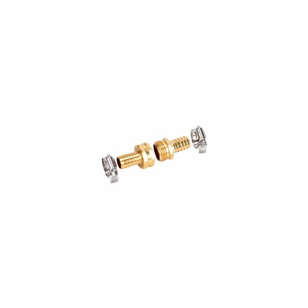 Zhejiang Hongchen Irrigation 3/4-In. Hose Coupler With Clamps, Metal 3007274 - main