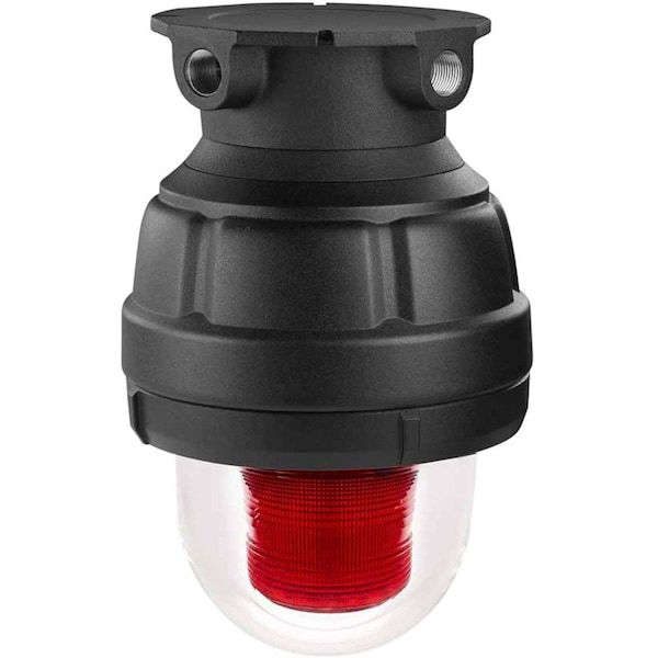 Federal Signal Warning Light, Red, Strobe Tube, 120VAC 27XST-120R-MOD - main