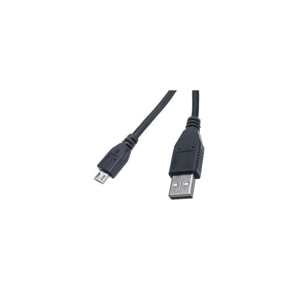 Cable Wholesale USB 2.0 Type A to Micro B Cable, Black, Type A Male / Micro-B Male, 6-inch 10U2-03100.5BK - main