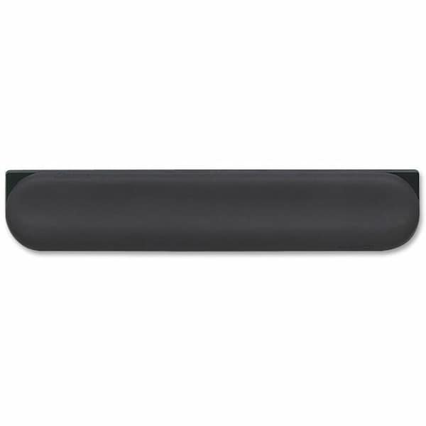 Safco Proline Keyboard Wrist Support - 1.25" Height x 18" Width x 3.50" Depth - Black - 1 Each 90208 - main