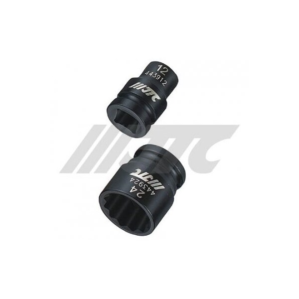 Jtc Auto Tools 1/2 in Drive, 12 Point Impact Socket, 19 mm 443919 - main