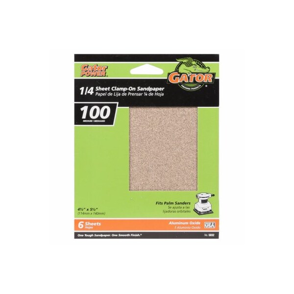 Gator Finishing 6Pk 4X5 Sandpaper Asstd 5036 - main