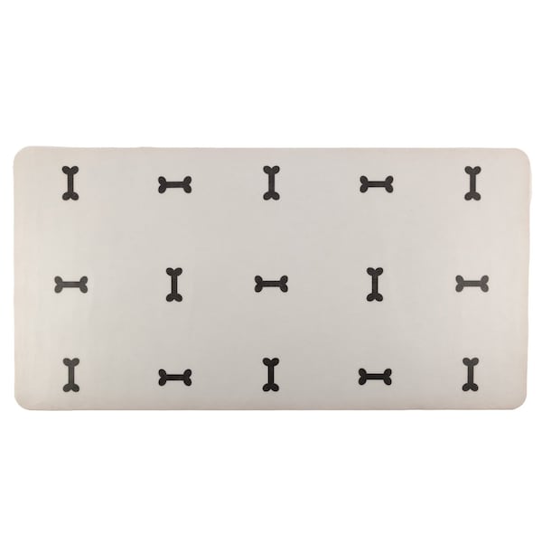Petmaker Dog Mat for Food & Water, Crate Pad & Floor Protector X-Large PVC Memory Foam Pad w/ Non-Slip Bottom PET6418 - main