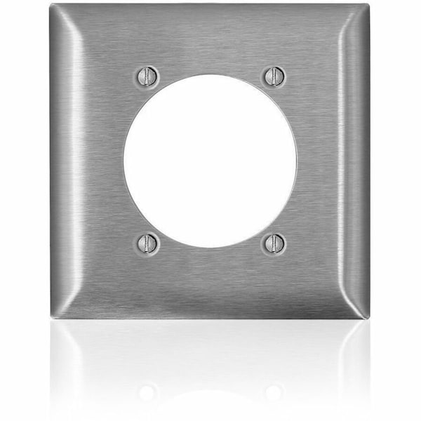 Leviton Wall Plate, Toggle, Stainless Steel SS701-40 - main