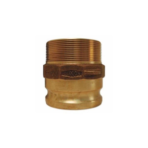 Dixon Valve Andrews/Boss-Lock Type F Cam and Groove Adapters, 2 in x 2 in NPT Male, Aluminum 238-200-F-AL - main