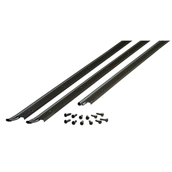 M-D Building Products 0 Jamb Weatherstrip Kit, 78 in W, 316 in Thick, 84 in L, AluminumVinyl 1156 - main