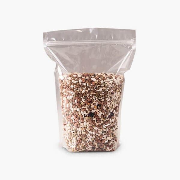 Nashville Wraps Clear Stand Up Zipper Top Bags, 9x11.75x4.5, 3.5 mil, 50PK SUZP1013 - main