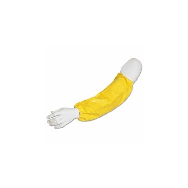 Dupont Tychem 2000 Sleeve, 18-3/4 in L, Elastic Bicep/Wrist Closures, Universal, Yellow, 200PK 251-QC500B - main