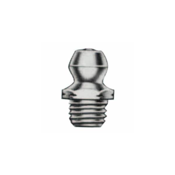 Alemite Non-Corrosive Fittings, Straight, 17/32 in L, Male/Male, 1/4 in (SAE), 50PK 025-LAGN-1966-S - main