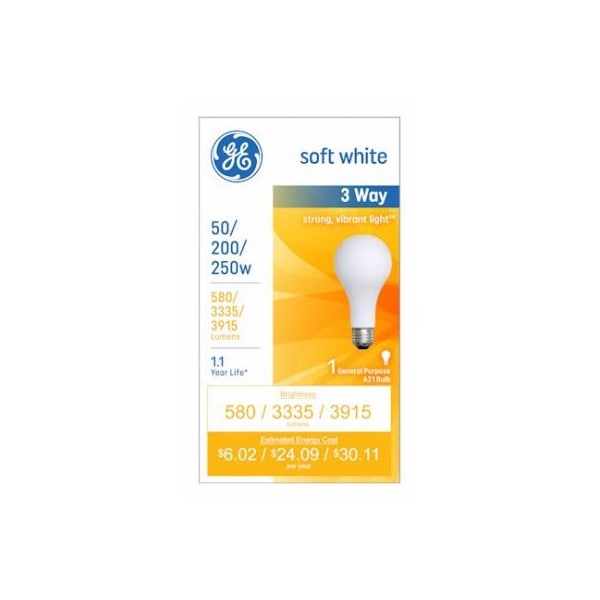 Current Ge 50/250W Sw 3Wy Bulb 97482 - main