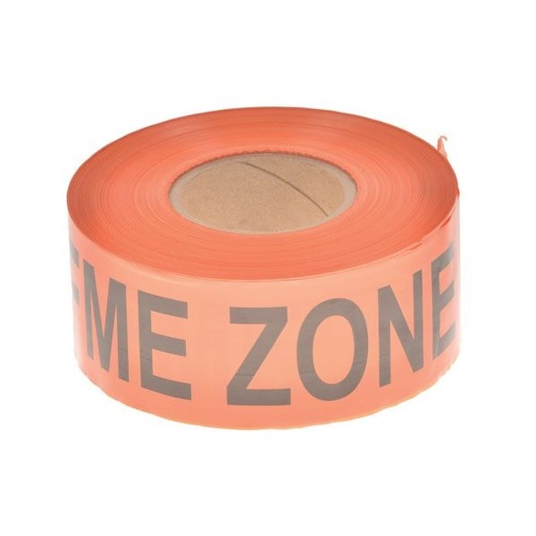 Zoro Select FME Zone Tape, FME Zone, Orange, 3 in Wide x 1,000 ft Length, 3 mil BT1KFZOR - main