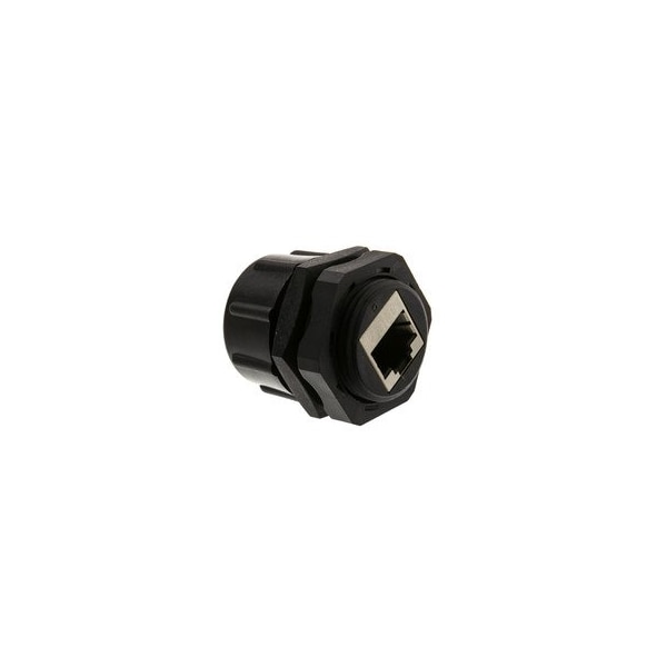Cable Wholesale Shielded Outdoor Waterproof Cat6 Coupler, RJ45 Female to Female, With Cap, Wall Plate Mount 30X8-72000 - main