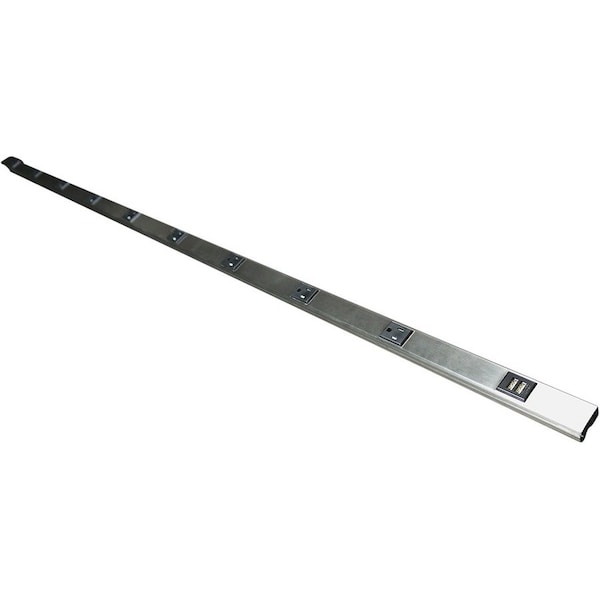 Wiremold Outlet Strip, USB, 3 ft., White WH20GB306TRUSB - main