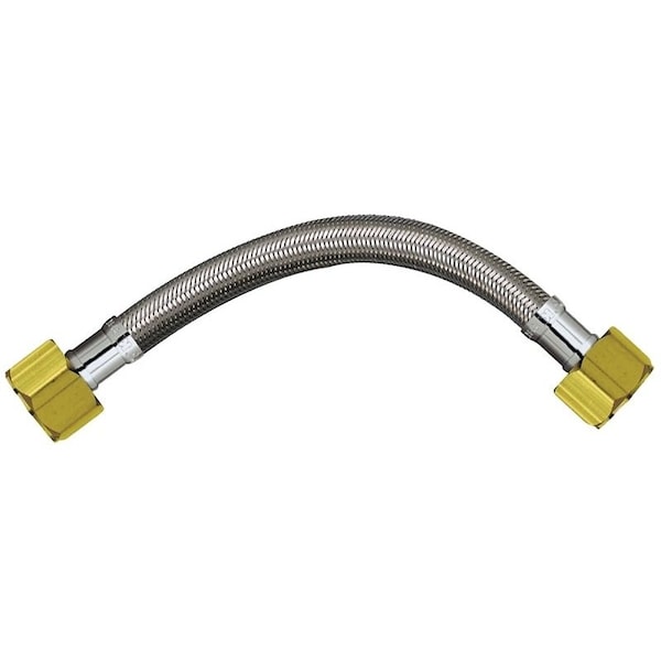 Plumb Pak Water Heater Connector, 3/4 in, FIP, Stainless Steel, 24 in L PP888-4LF - main