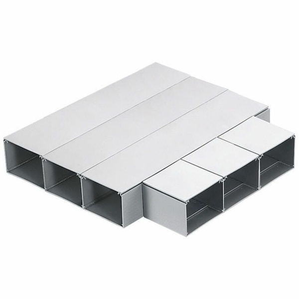 Hubbell Wiring Device-Kellems Metal Raceway, HBLALU5000/HBLALU7620 Aluminum Series, Tee Fitting, Anodized HBLALU7615 - main