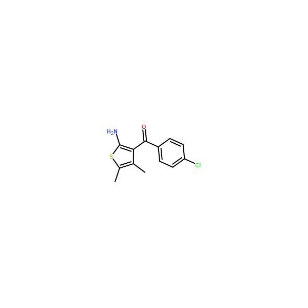 Ak Scientific (2-Amino-4, 5-dimethylthiophen-3-yl)(4-chlorophenyl)methanone (5g), CAS 50508-66-2 2852AH-5g - main