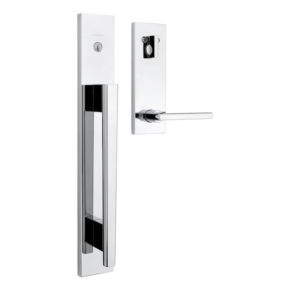 Kwikset Residential Handlesets Single Cylinder Reversible Bright Chrome CP818CRHXHFLSQF-26S - main