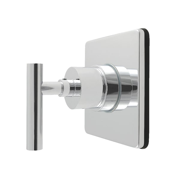 Kingston Brass Single-Handle Six-Way Diverter Valve with Square Trim Kit, Polished Chrome KS4041CML - main