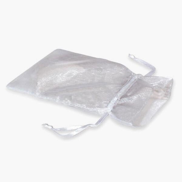 Nashville Wraps White Organza Favor Bags, 3x4, 10PK B01001 - main