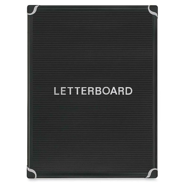 Mastervision Letter Board 2 ft.x3ft., Black, Aluminum Frame LET03031810 - main