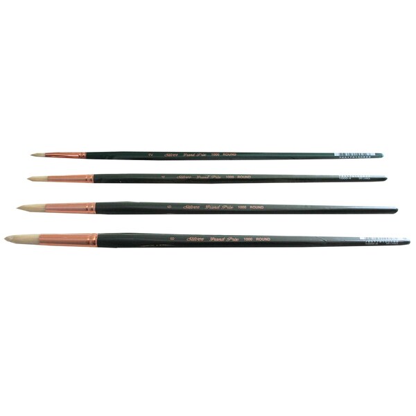 Silver Brush Grand Prix Even Round Brushes, 4-Piece Set GP-1067 - main
