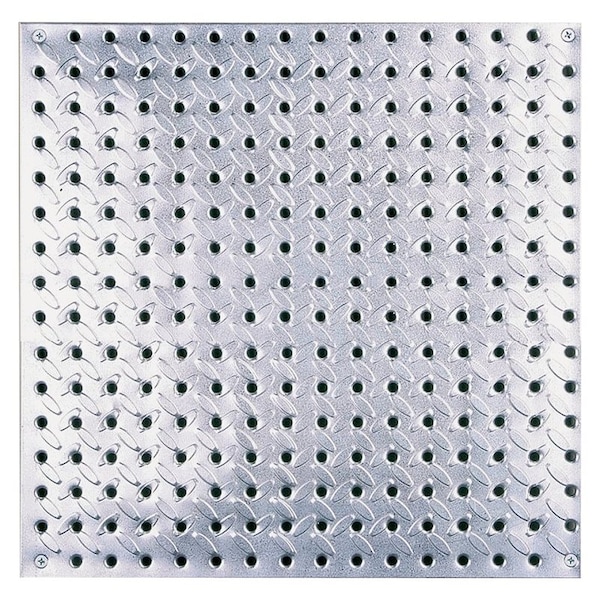 Diamond Plate Heavy Weight Steel Pegboard 16 in.X16 in. 0204-1616 - main