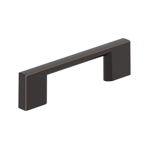Amerock Cityscape 3 inch (76mm) Center-to-Center Oil-Rubbed Bronze Cabinet Pull, 25PK 25VMP37130ORB - main