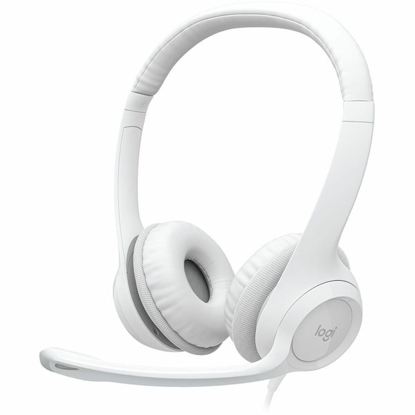 Logitech H390 USB COMPUTER HEADSET - OFF-WHITE 981-001285 - main