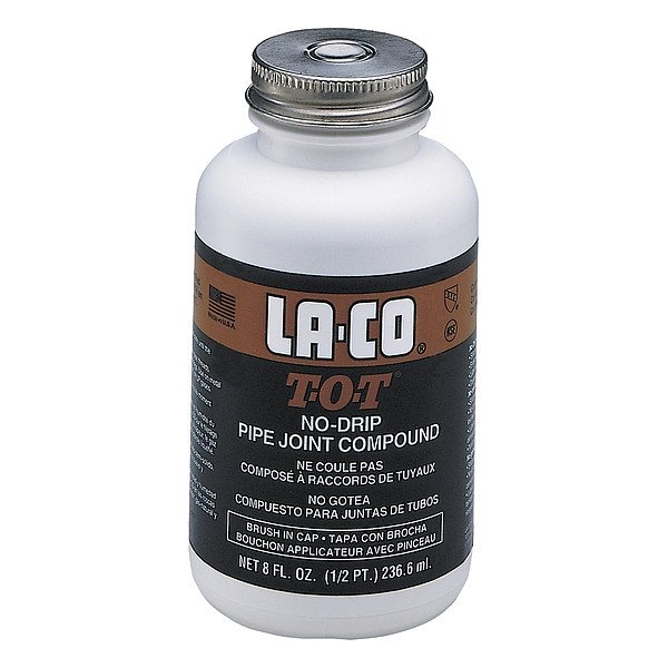 Markal Pipe Thread Sealant 8 fl oz, Brush-Top Can, T-O-T, Gray, Paste 12219 - main