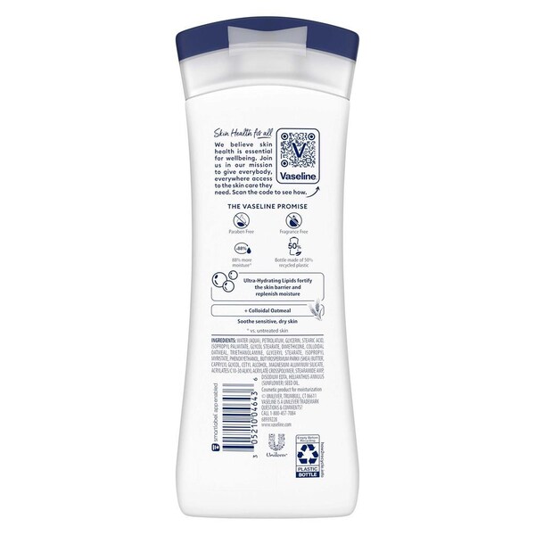 Vaseline Intensive Care Sensitive Skin Relief Body Lotion, 10 Ounce, 6PK 68922303 - main