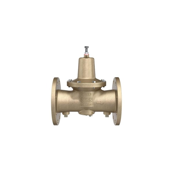 Wilkins 4in 500XL3 PRV 15-75 PSI Flanged class 150 Tap for gauge Lead Free 4-500XL3F - main