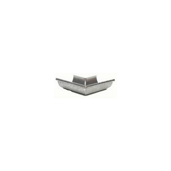 Amerimax Home Products Gutter Half Round Mitre, Outside, Galvanized, 5-In. Gray LOS265 - main